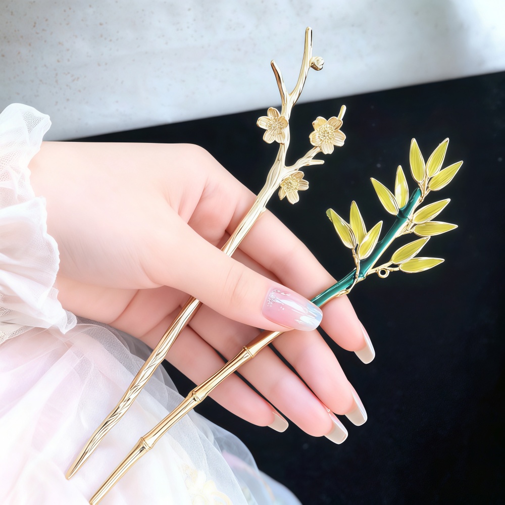 Women Accessories Wholesale - Enamel Alloy Hairpin For Women Chinese