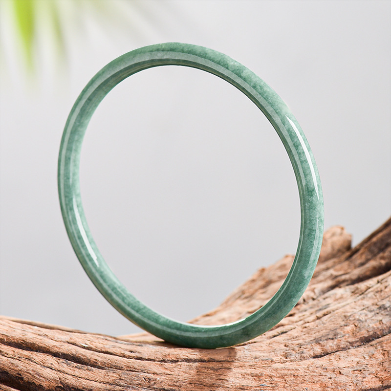 Women Accessories For Gift - Natural Burmese Jadeite Bracelet Bangle Real