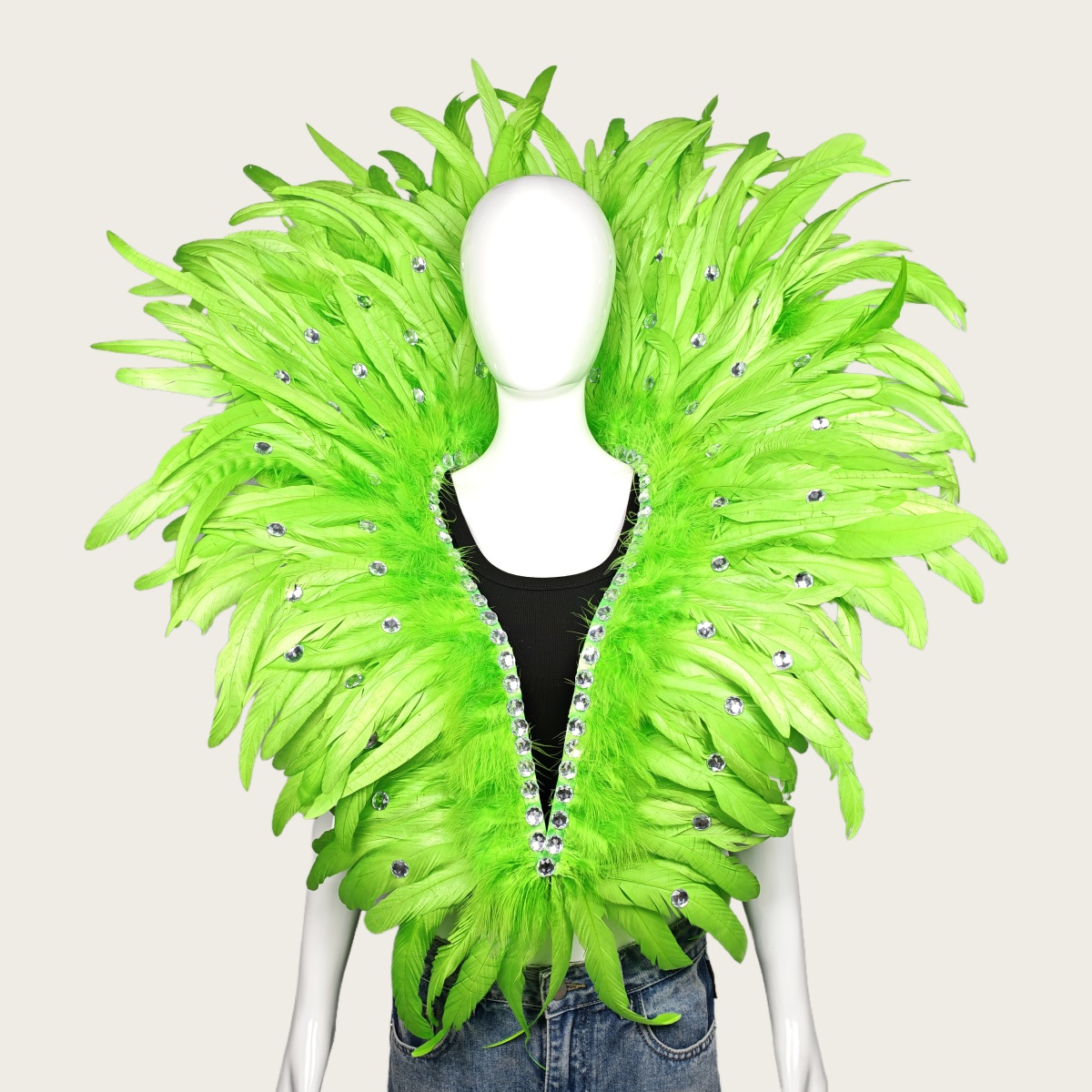 Women Accessories Online - Carnival Graduation Ball Dress Accessories Feather