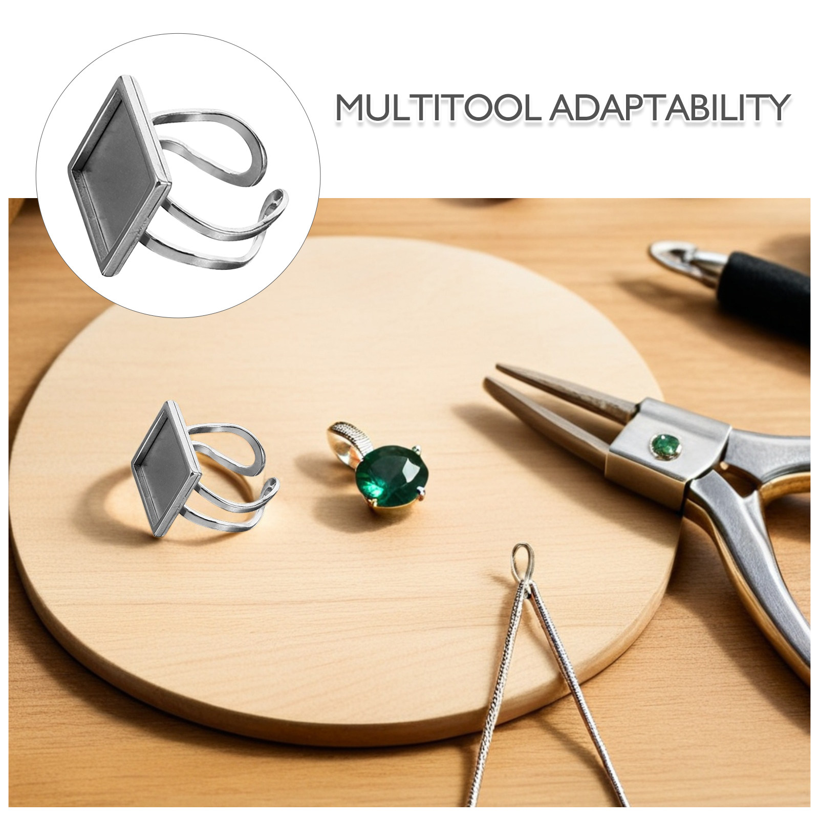 3Pcs Adjustable Square Ring Ba - Ring Set Adjustable recension och pris
