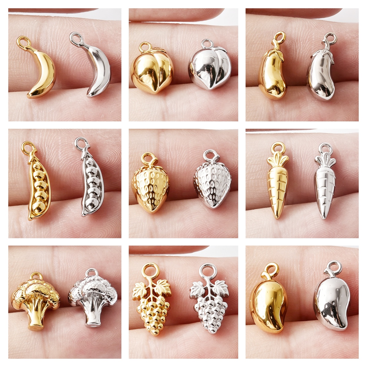 7Pcs Fruit Strawberries Banana - Women'S Accessories Mango recension och pris