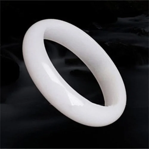 Genuine Natural White Jade Ban - Women Accessories For Hand recension och pris
