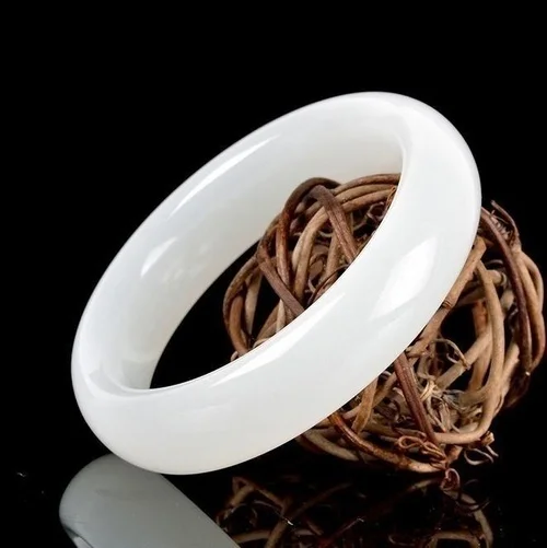 Genuine Natural White Jade Ban - Women Accessories For Hand recension och pris