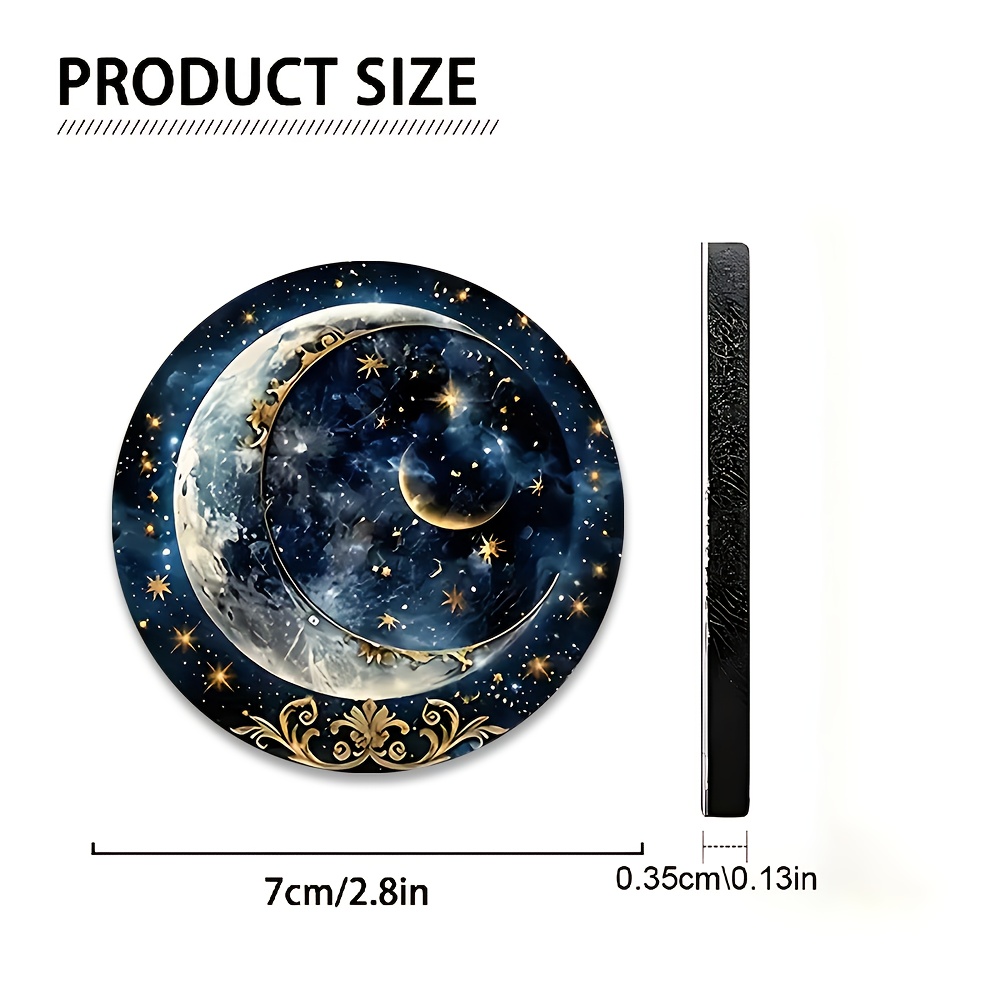 2pcs Starry Night Moon Car Cup - Women Accessories Box recension och pris