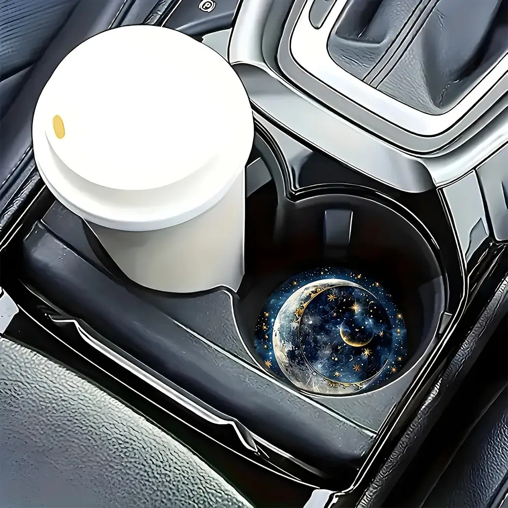 2pcs Starry Night Moon Car Cup - Women Accessories Box recension och pris