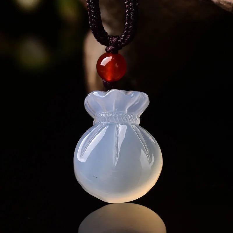 Natural Agate Blessing Bag Pen - Women Accessories For Hand recension och pris