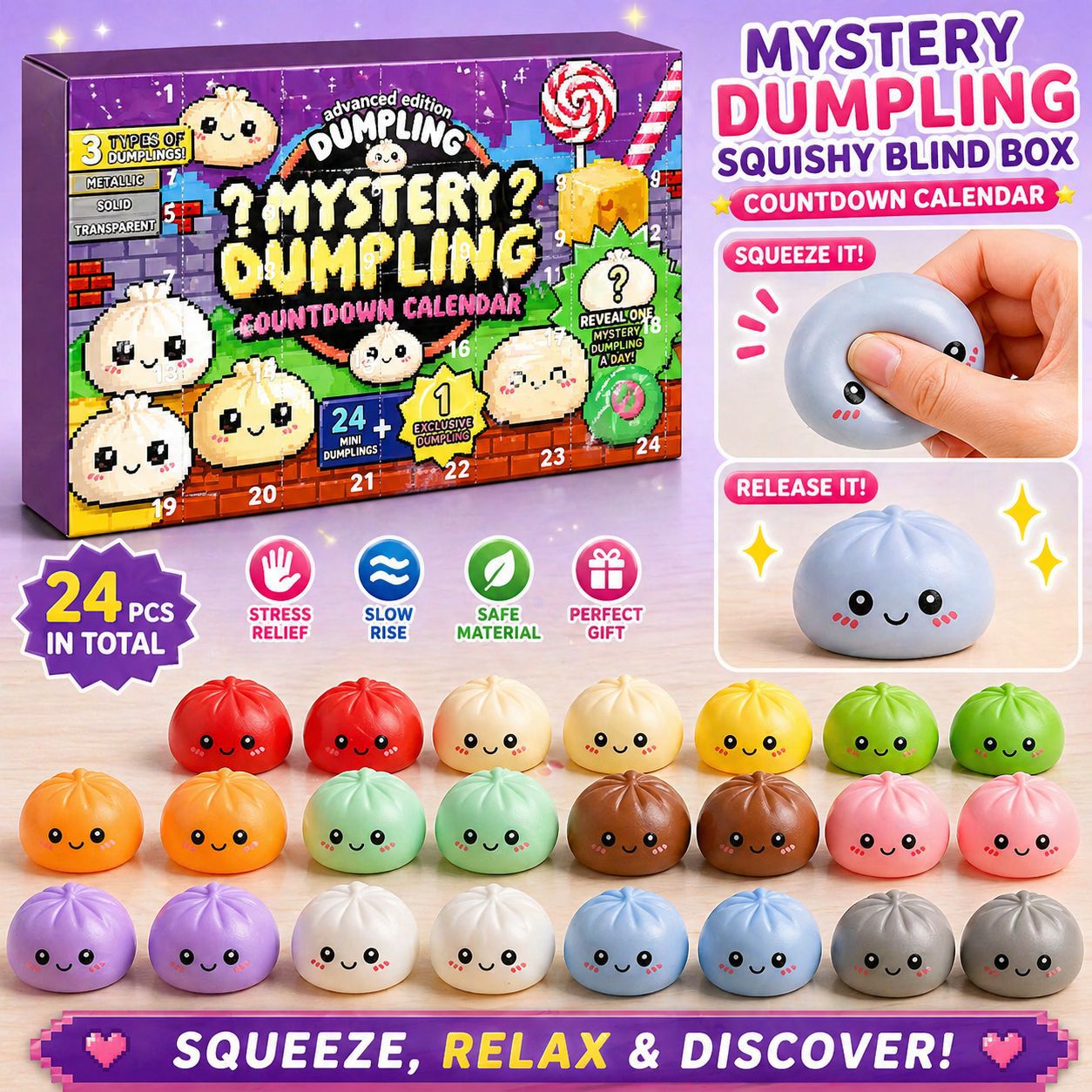 Surprise Dumpling Blind Box Co - Women Accessories Gift Box recension och pris