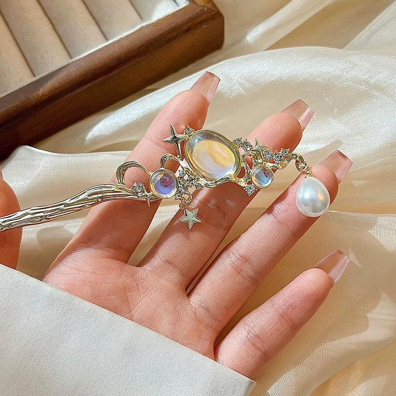 Moonstone Hairpin with Star &  - Women Accessories Wholesale recension och pris
