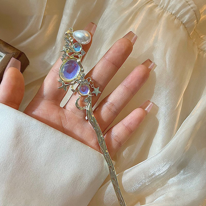 Moonstone Hairpin with Star &  - Women Accessories Wholesale recension och pris
