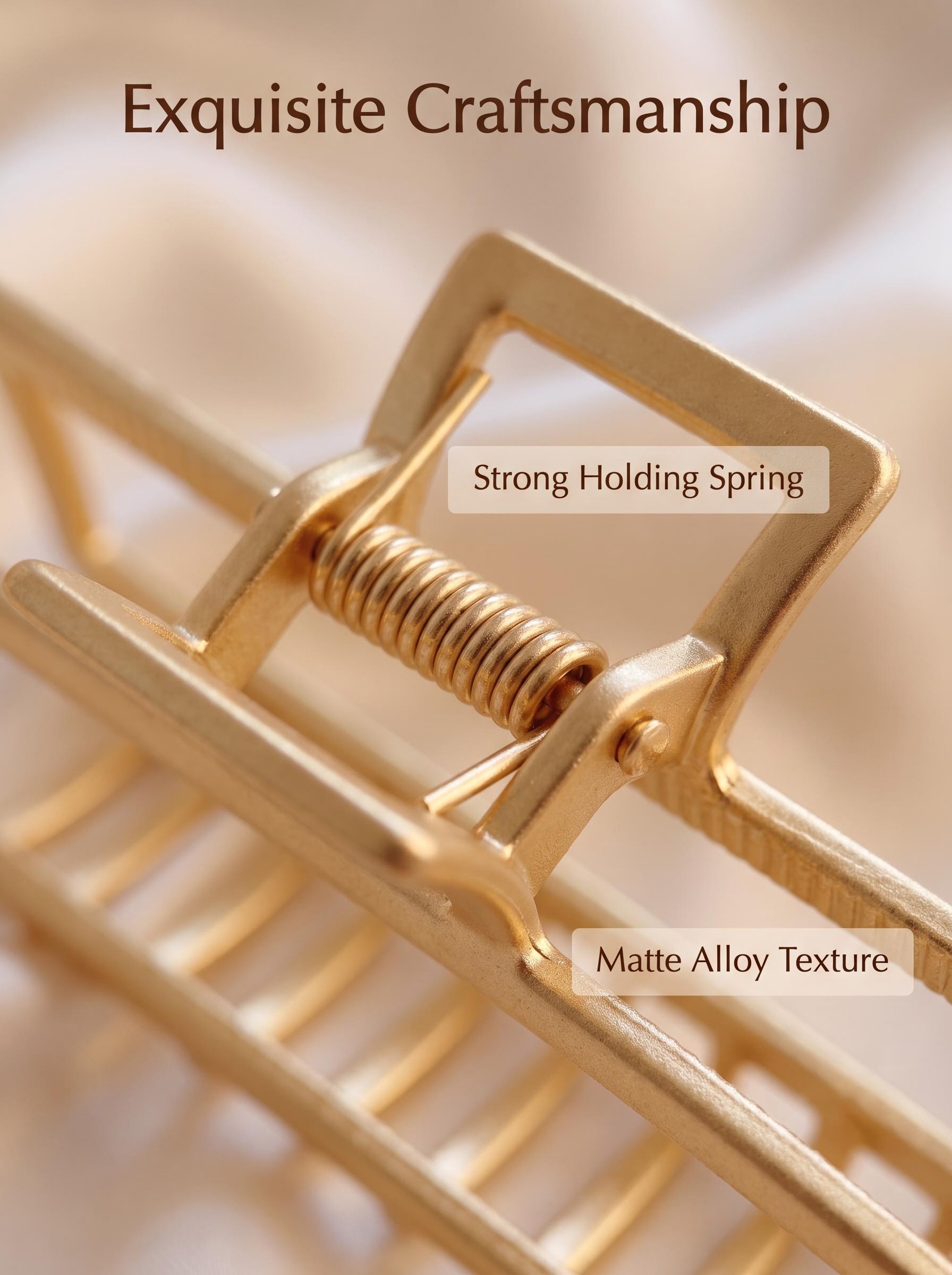 Women's Gold Metal Hair Claw C - Women Accessories Online recension och pris