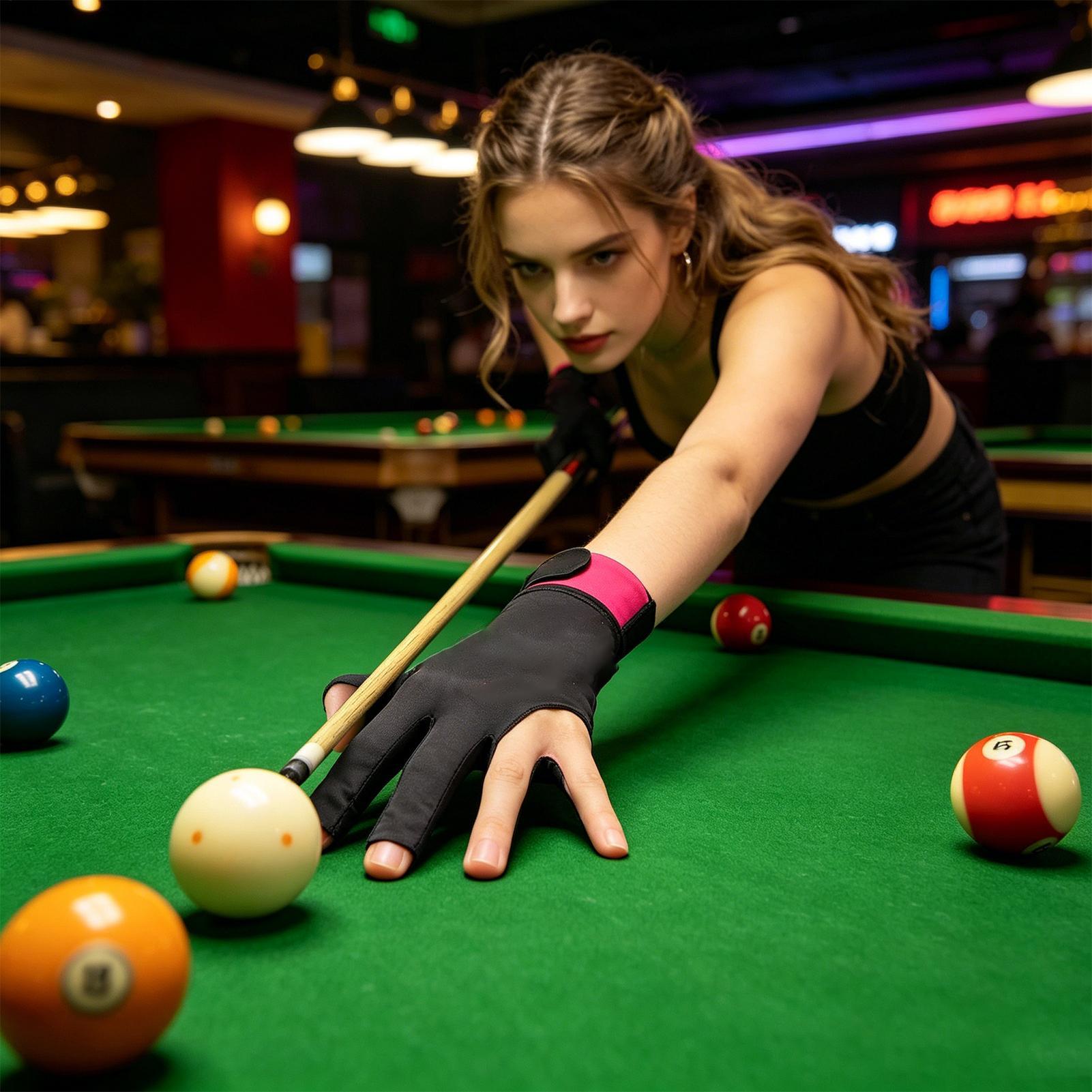 Billiards Glove Left Hand 3-Fi - Women Accessories For Hand recension och pris