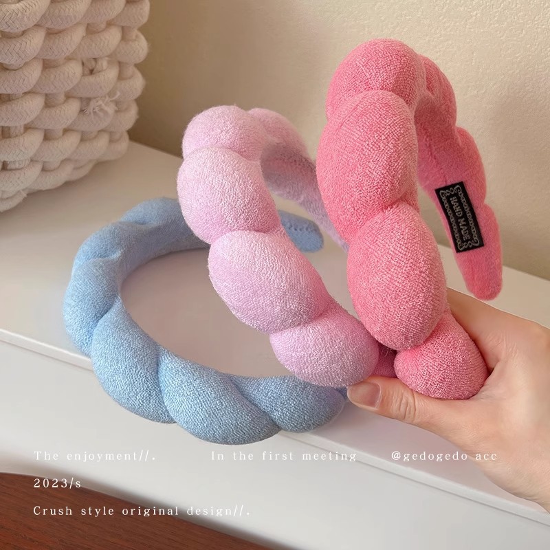 Retro Puffy Hair Band Sponge H - Women Accessories Online recension och pris