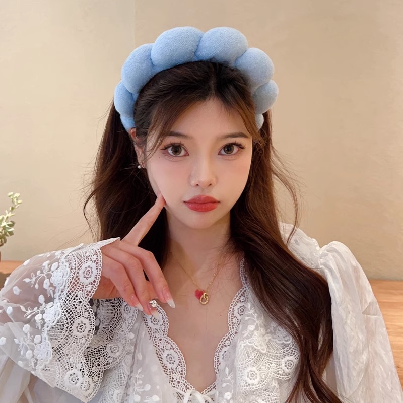 Retro Puffy Hair Band Sponge H - Women Accessories Online recension och pris
