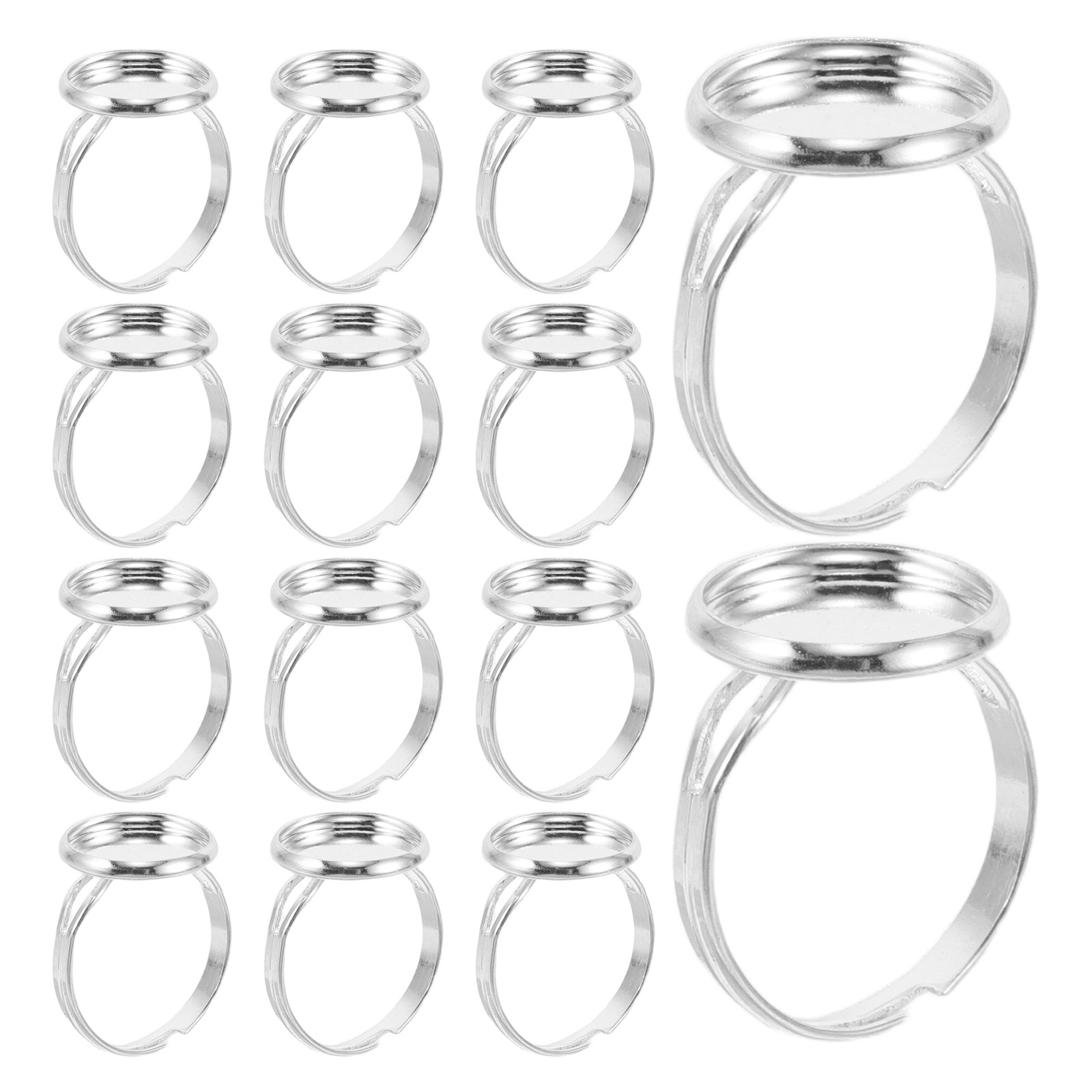 60Pcs Adjustable Ring Bases Bl - Ring Set Adjustable recension och pris