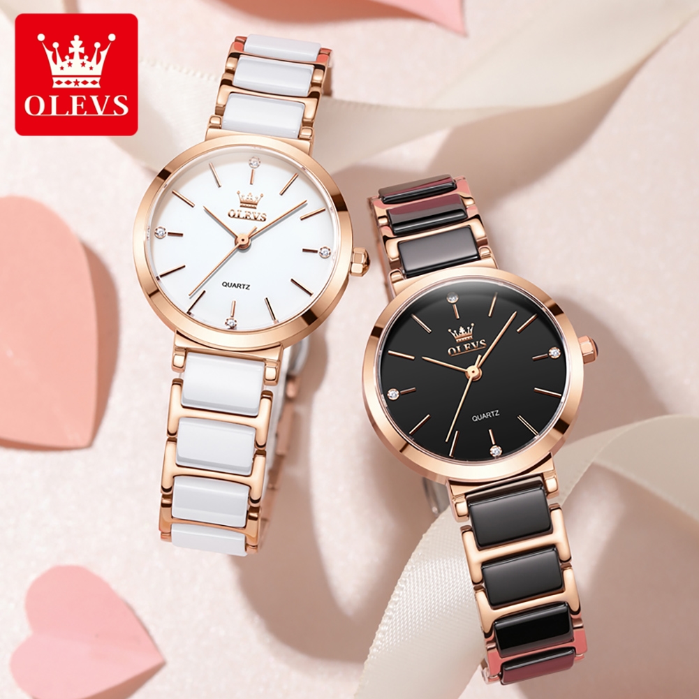 OLEVS Women Watch 5877 Luxury  - Women Accessories Gift Box recension och pris