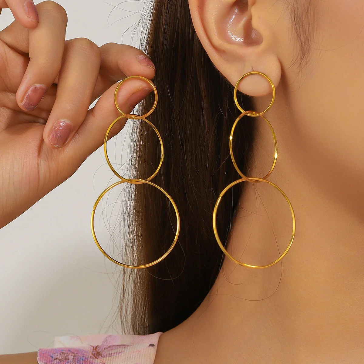 Luxury Simple 3 Circles Stainl - Women'S Accessories Mango recension och pris