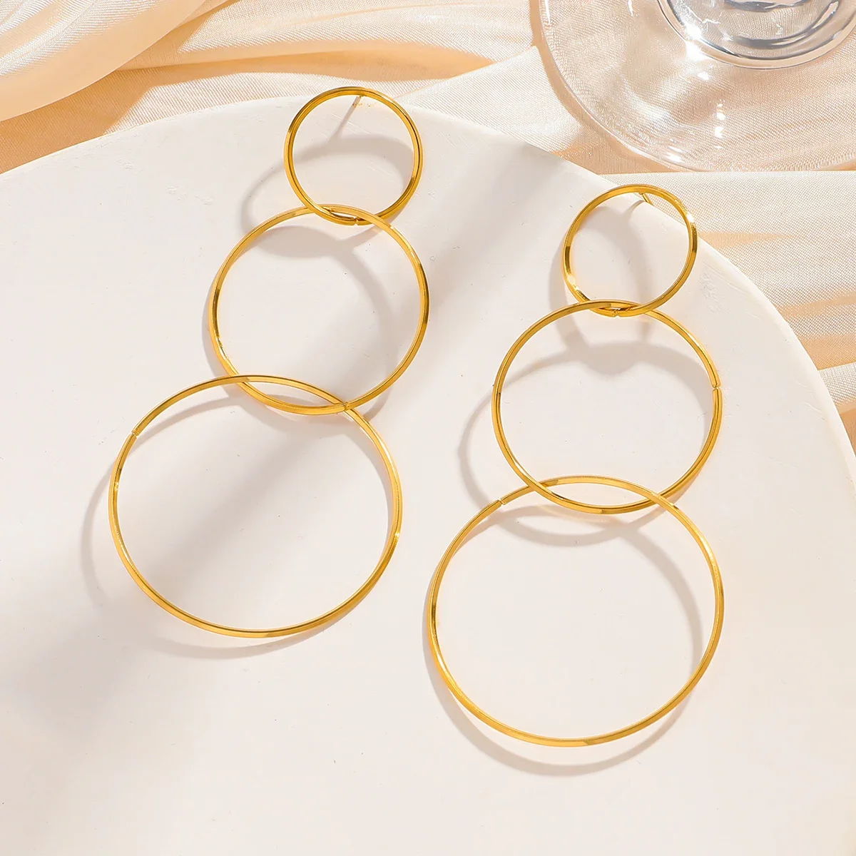 Luxury Simple 3 Circles Stainl - Women'S Accessories Mango recension och pris