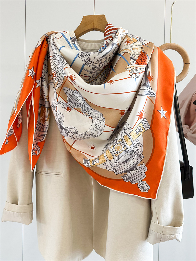 Luxury Brand Scarf Large Silk  - Women Accessories Brands recension och pris