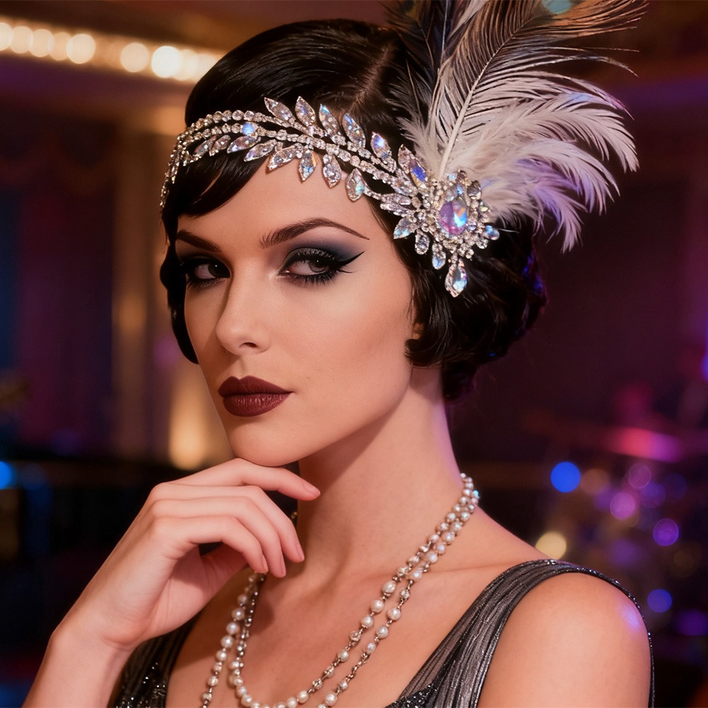 Retro Vintage Feather Headband - Women Accessories Online recension och pris