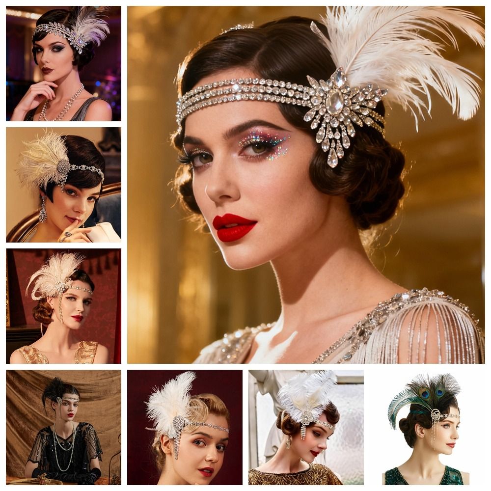 Retro Vintage Feather Headband - Women Accessories Online recension och pris
