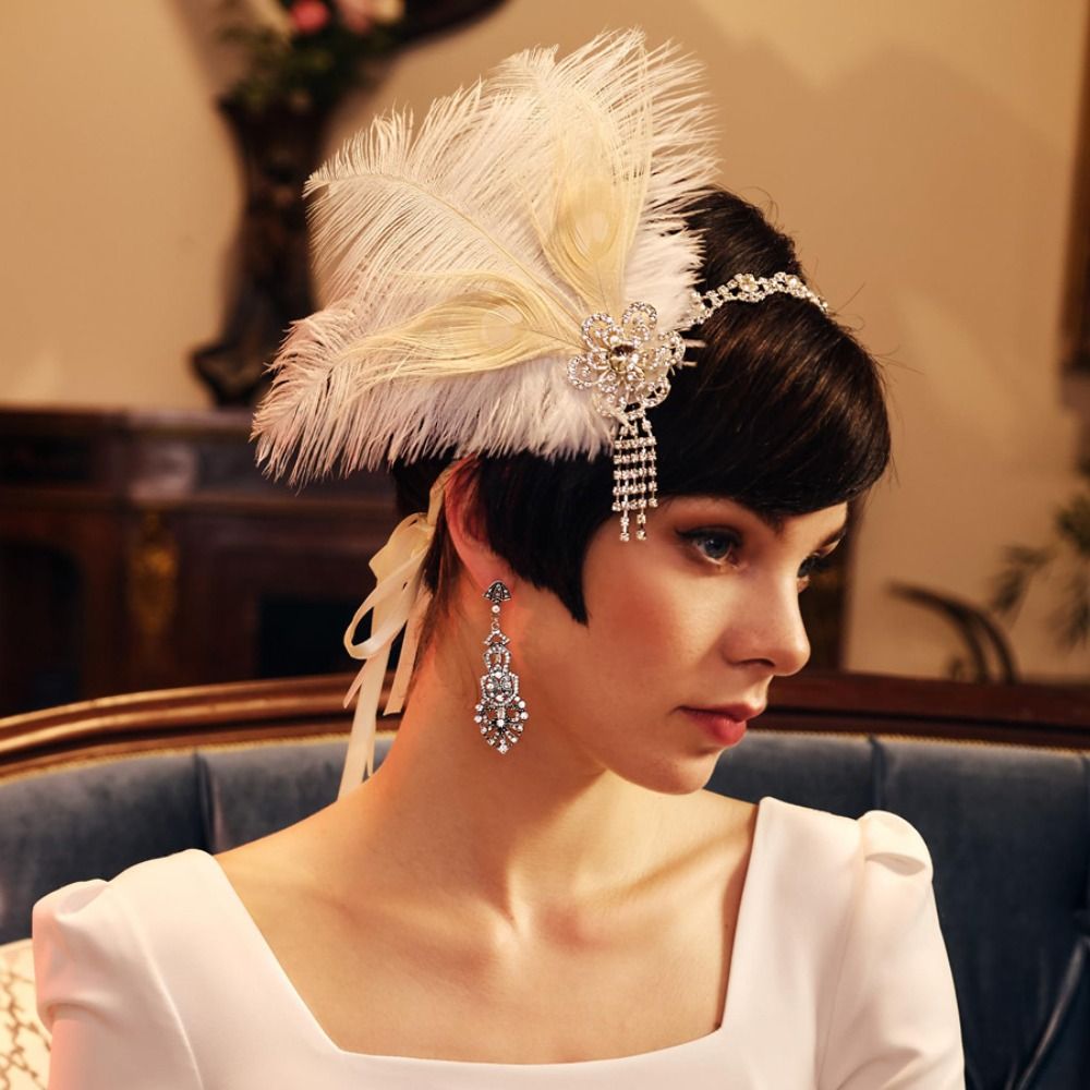 Retro Vintage Feather Headband - Women Accessories Online recension och pris