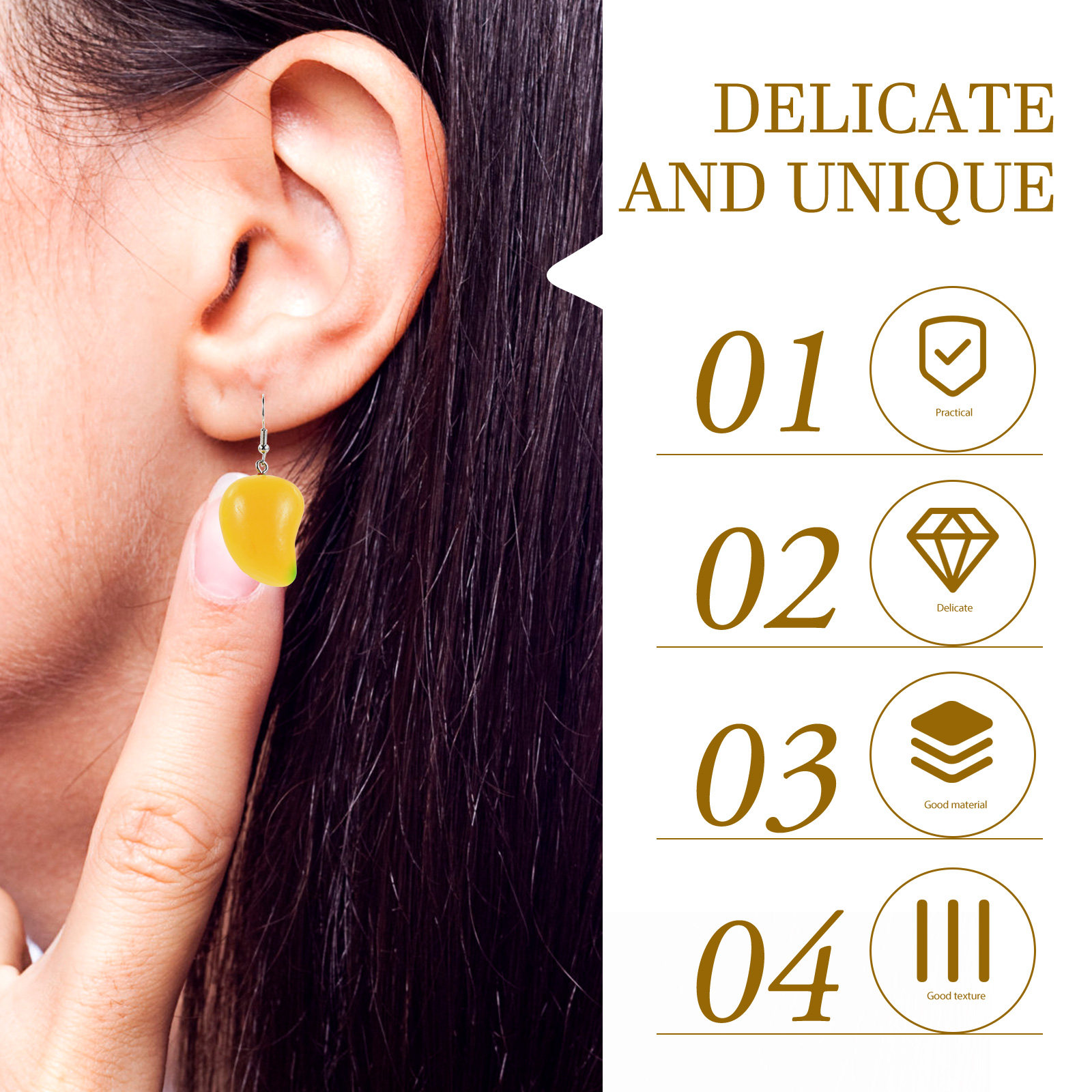 1Pair Mango Earrings Creative  - Women'S Accessories Mango recension och pris