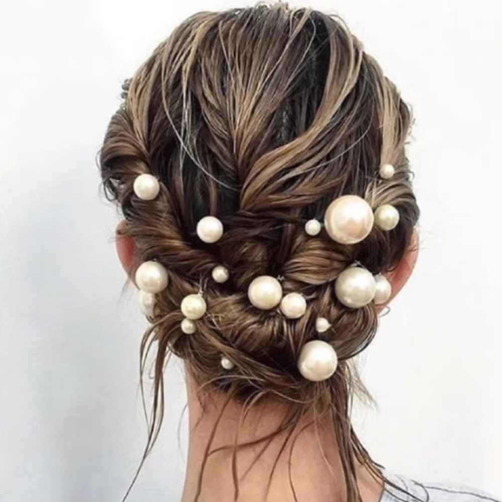 Pearl Crystal Hair Pins Comb S - Women Accessories For Hand recension och pris