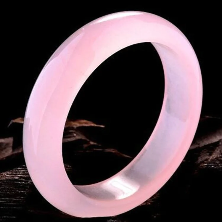 Genuine Natural Pink Jade Bang - Women Accessories For Hand recension och pris