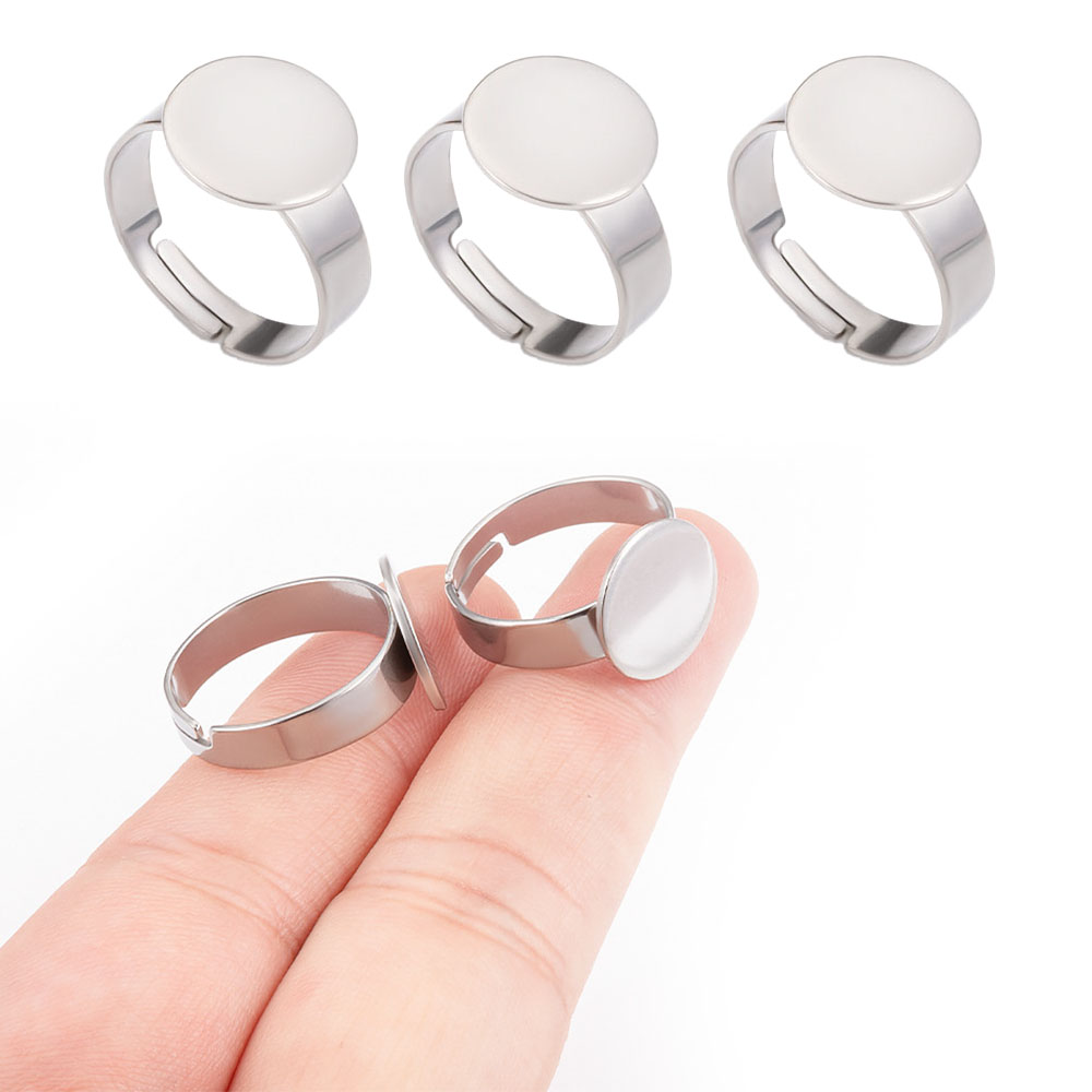 10 Pieces Stainless Steel Ring - Ring Set Adjustable recension och pris