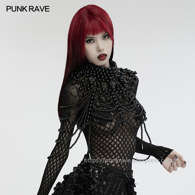 PUNK RAVE Women's Gothic Skull - Women Accessories For Hand recension och pris