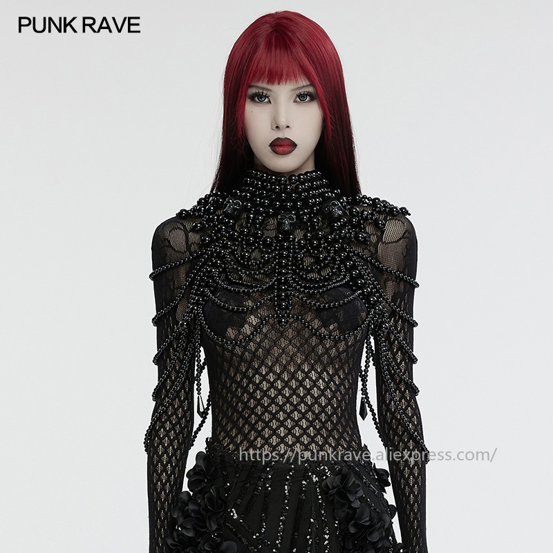 PUNK RAVE Women's Gothic Skull - Women Accessories For Hand recension och pris