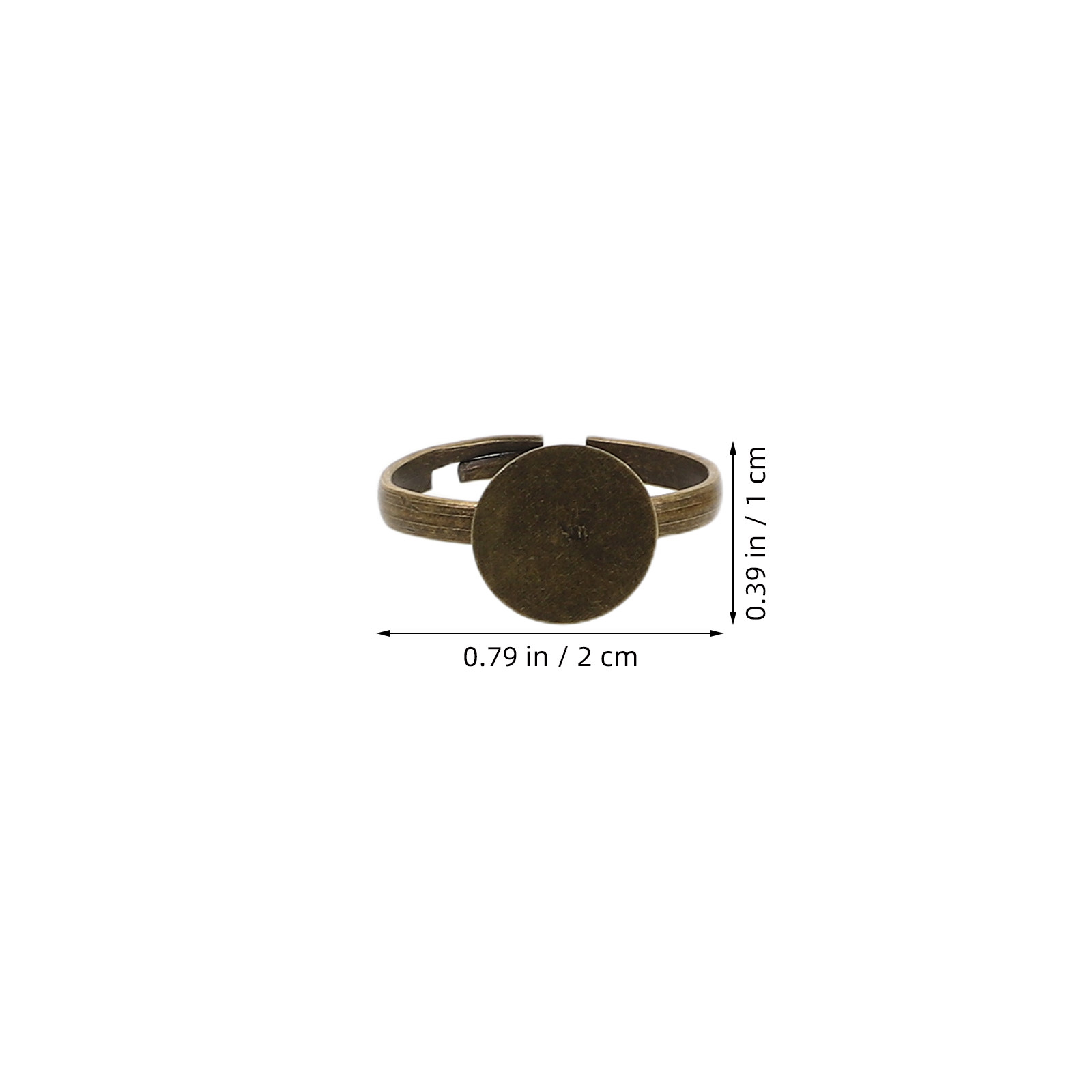 100Pcs Adjustable Cabochon Bas - Ring Set Adjustable recension och pris