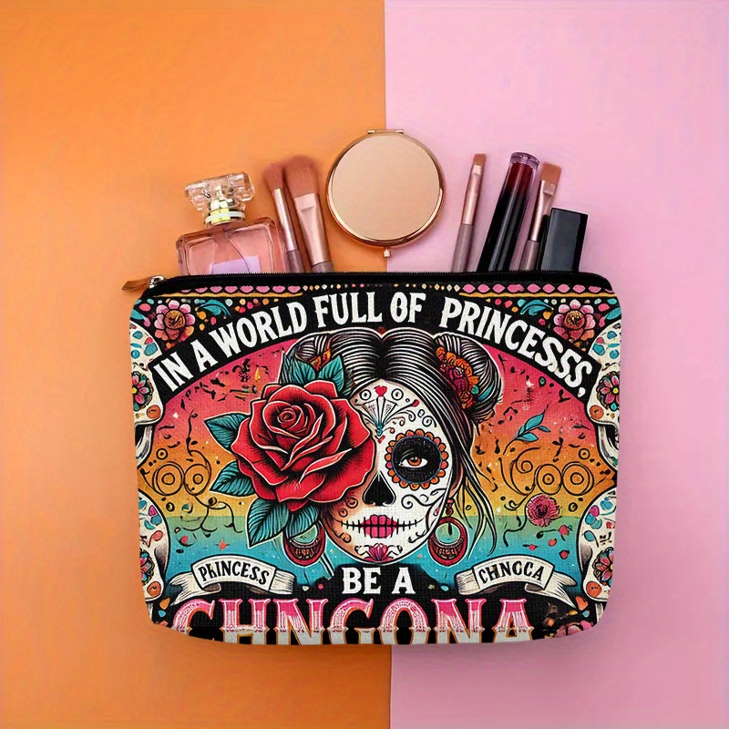 A Flower and skull cosmetic ba - Women Accessories Box recension och pris