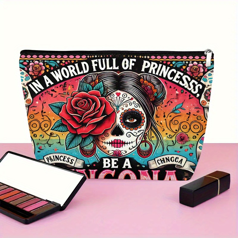 A Flower and skull cosmetic ba - Women Accessories Box recension och pris