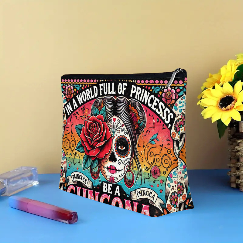 A Flower and skull cosmetic ba - Women Accessories Box recension och pris