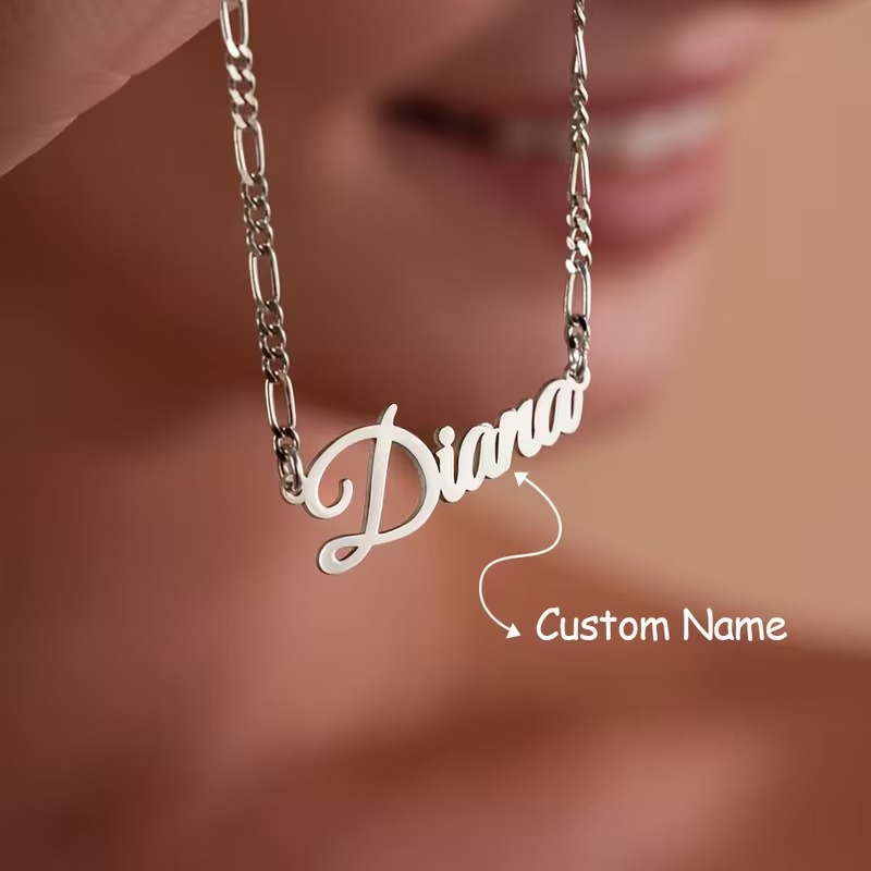 Customized Figaro Chain Neckla - Women Accessories Gift Box recension och pris