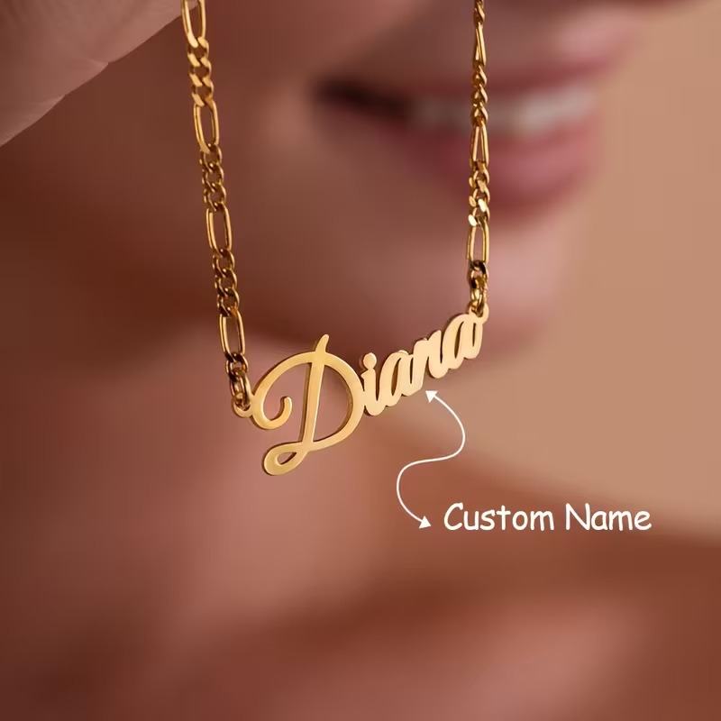 Customized Figaro Chain Neckla - Women Accessories Gift Box recension och pris