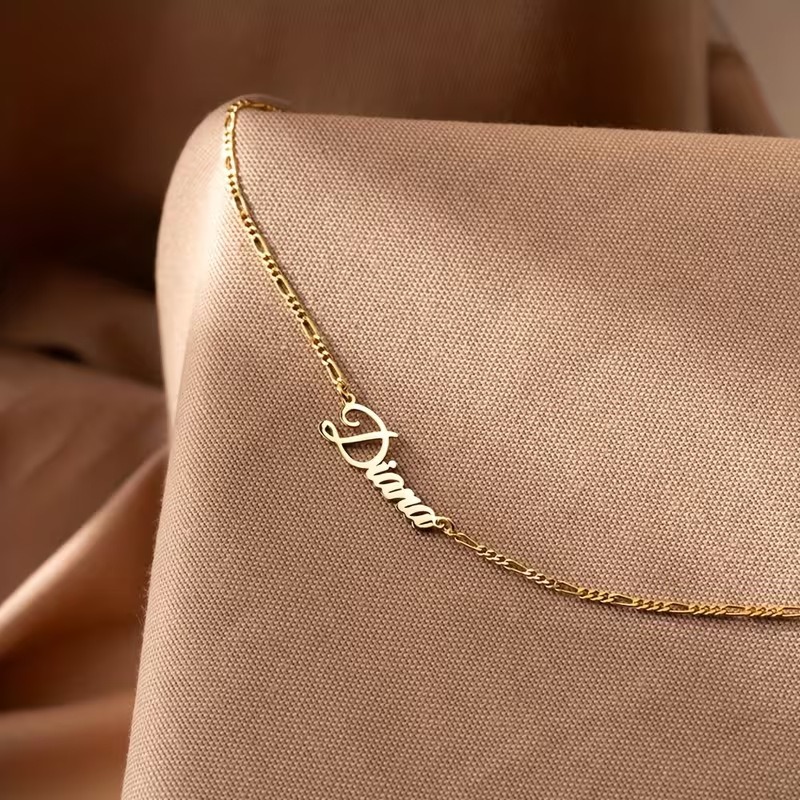 Customized Figaro Chain Neckla - Women Accessories Gift Box recension och pris
