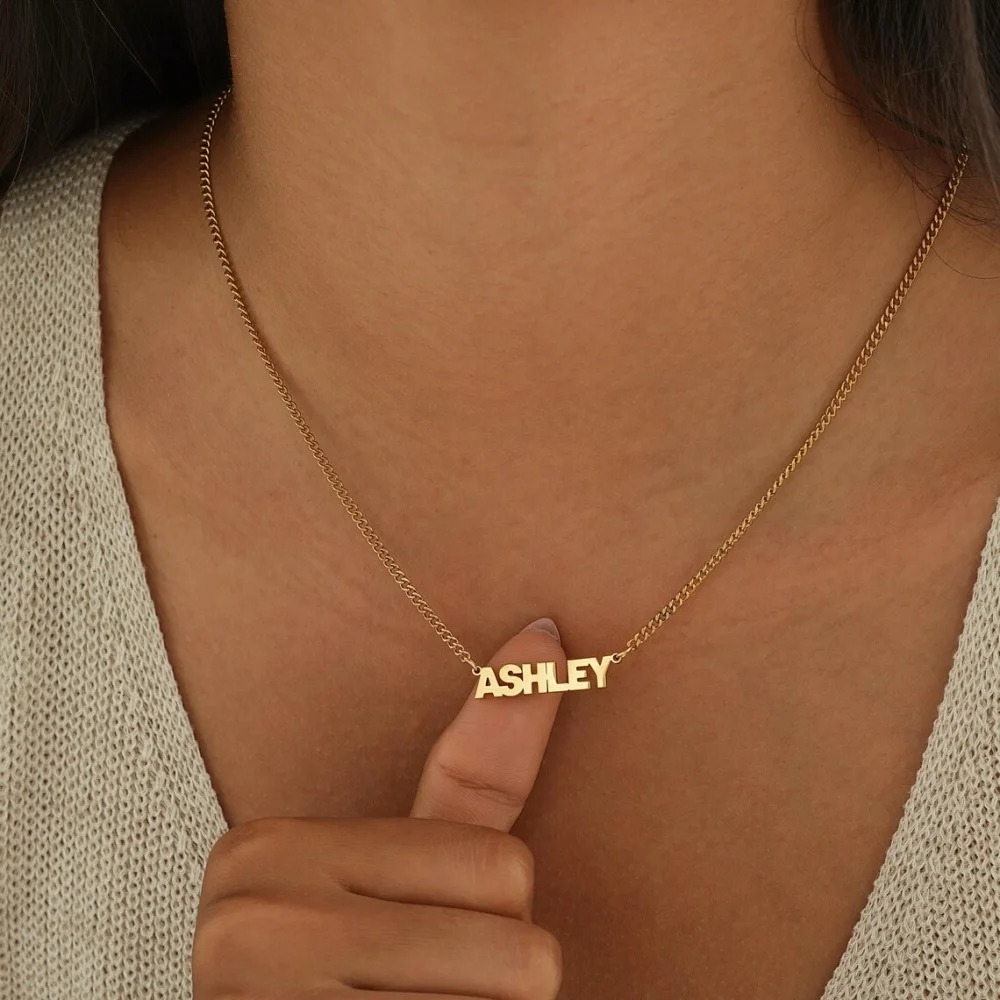 Customized Name Necklace with  - Women Accessories Gift Box recension och pris