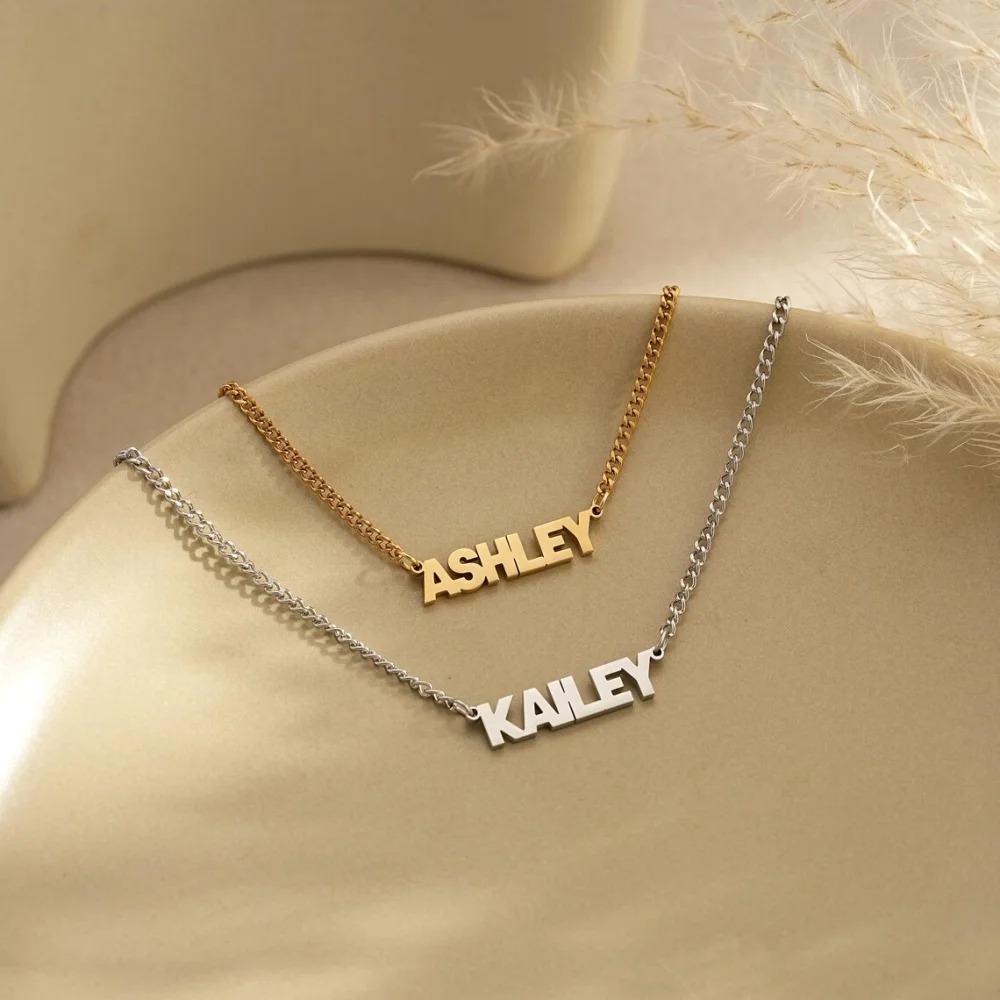 Customized Name Necklace with  - Women Accessories Gift Box recension och pris