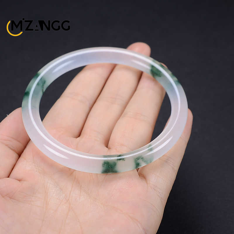 Natural Green Jadeite Bangle J - Women Accessories For Hand recension och pris