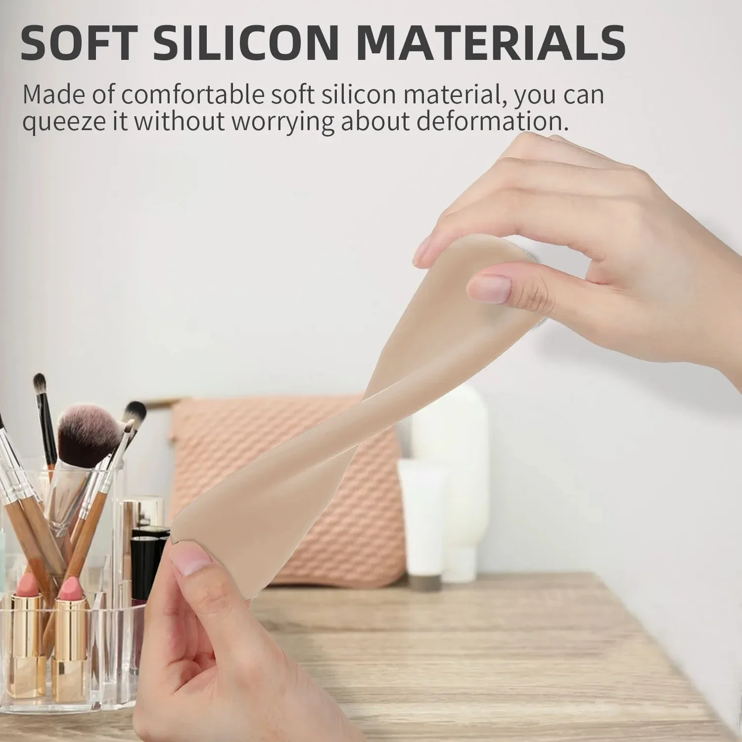 Travel Makeup Brush Holder Sil - Women Accessories Box recension och pris