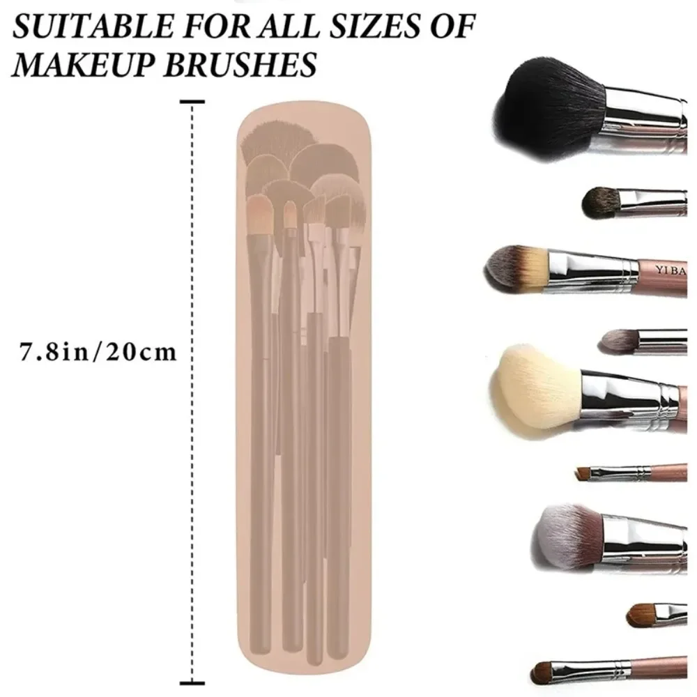 Travel Makeup Brush Holder Sil - Women Accessories Box recension och pris