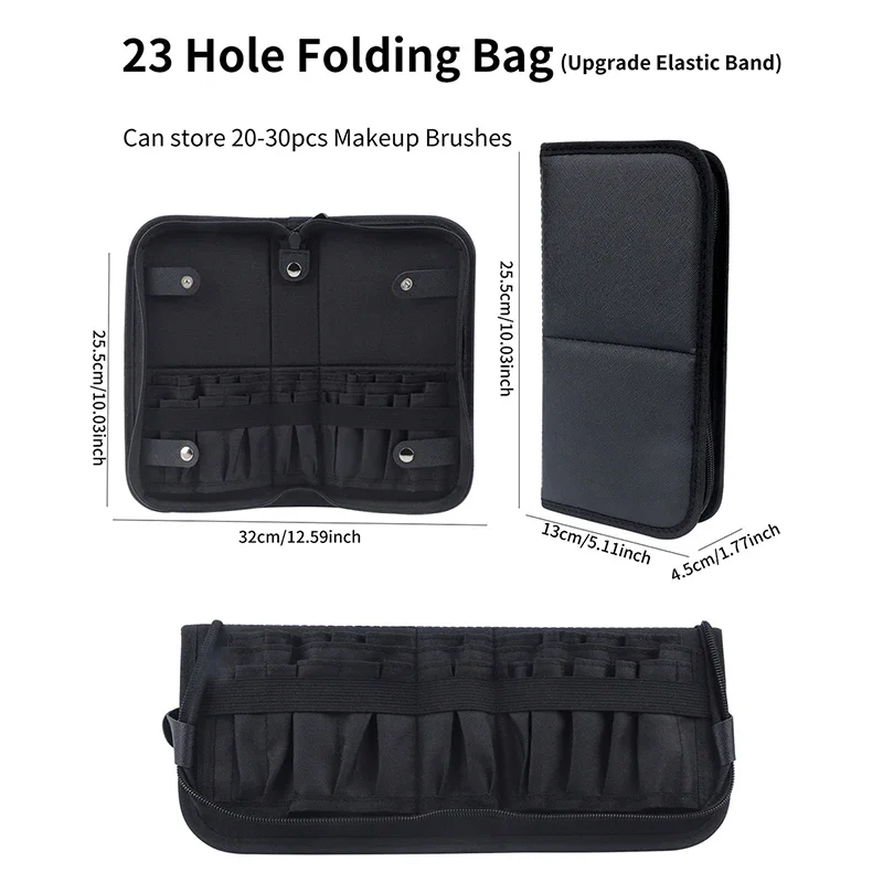 29/23 Holes Foldable Makeup Br - Women Accessories Box recension och pris