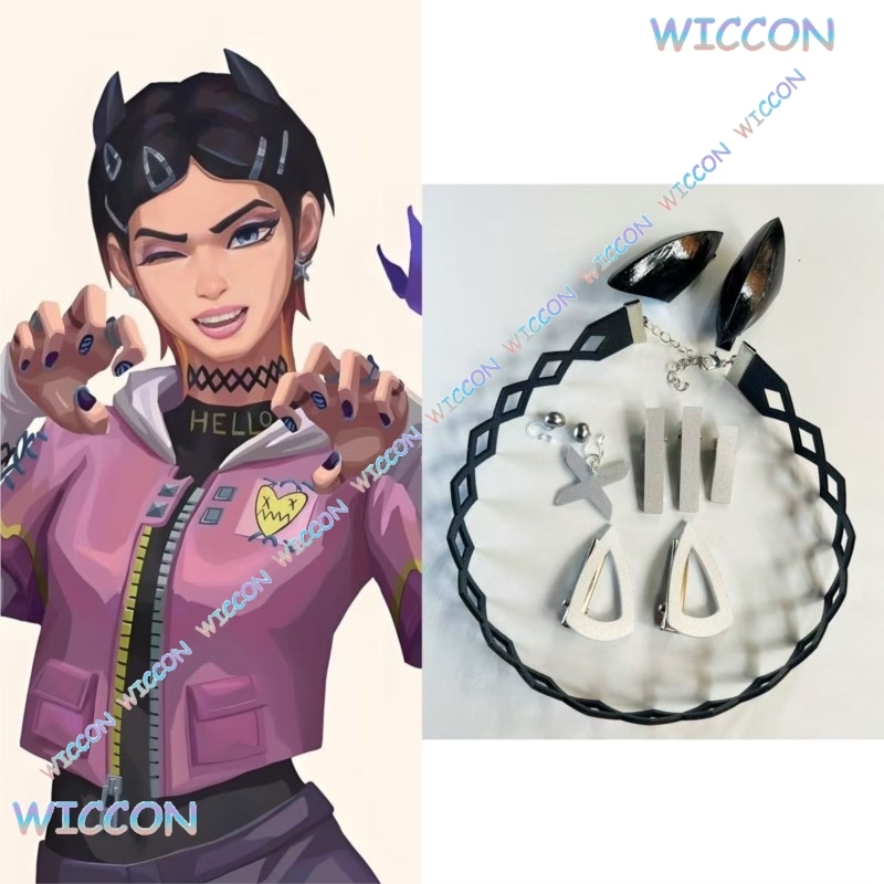Valorant Clove  Clip Collar Bu - Women Accessories Wholesale recension och pris
