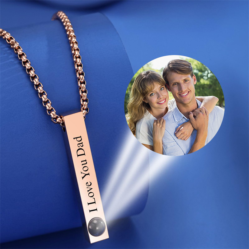 Custom Picture Name Necklace P - Women Accessories Gift Box recension och pris