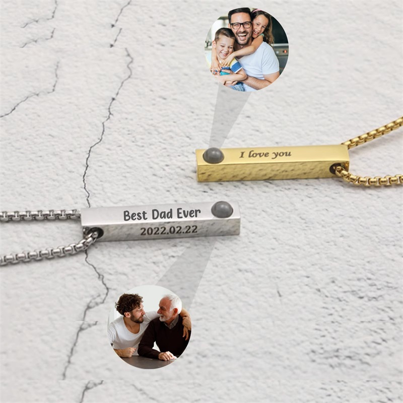 Custom Picture Name Necklace P - Women Accessories Gift Box recension och pris